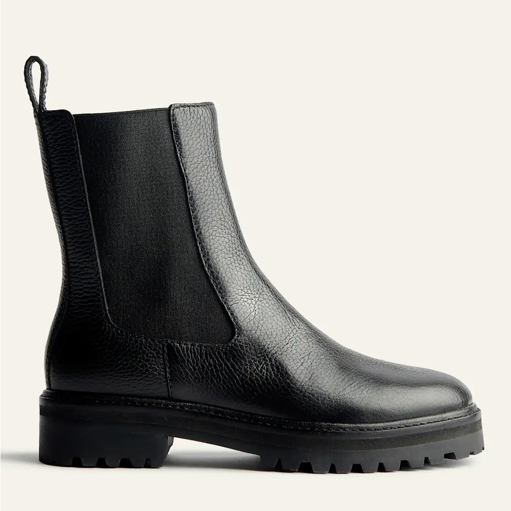 Reformation Black Leather Boots